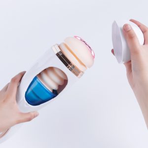  Âm đạo giả, Bím gái, Bướm nữ tự động rung thụt gắn sàn Masturbation Cup