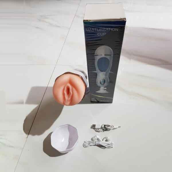 Âm đạo giả, Bím gái, Bướm nữ rung thụt bú mút tự động giá rẻ Masturbation Cup