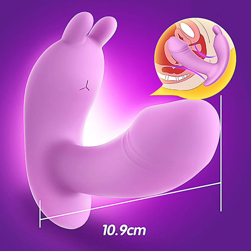 Dương vật mini tai thỏ bỏ quần lót có điều khiển từ xa Dương vật mini tai thỏ bỏ quần lót có điều khiển từ xa