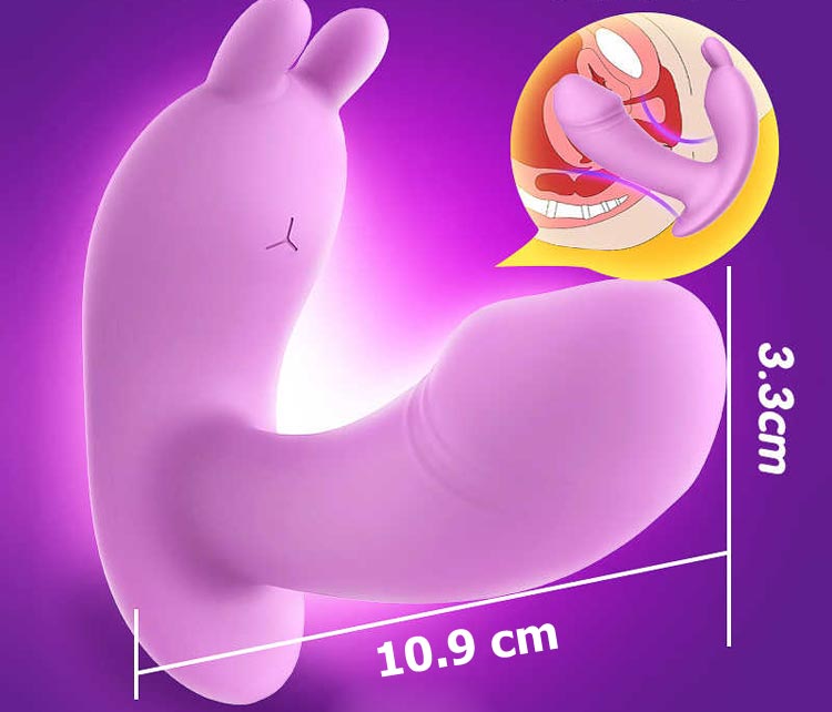 Dương Vật Mini Tai Thỏ Bỏ Trong Quần Lót Điều Khiển Từ Xa